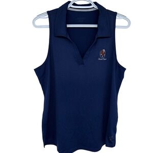 Jofit Sleeveless Golf Top Large Women's Navy Blue Shoal Creek Logo Golfing
